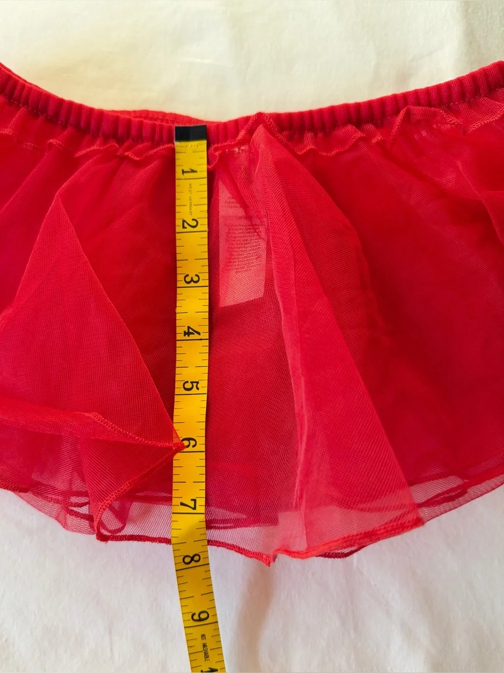 Carter’s Toddler Red Sheer Tulle Tutu Skirt Girls Size 4T